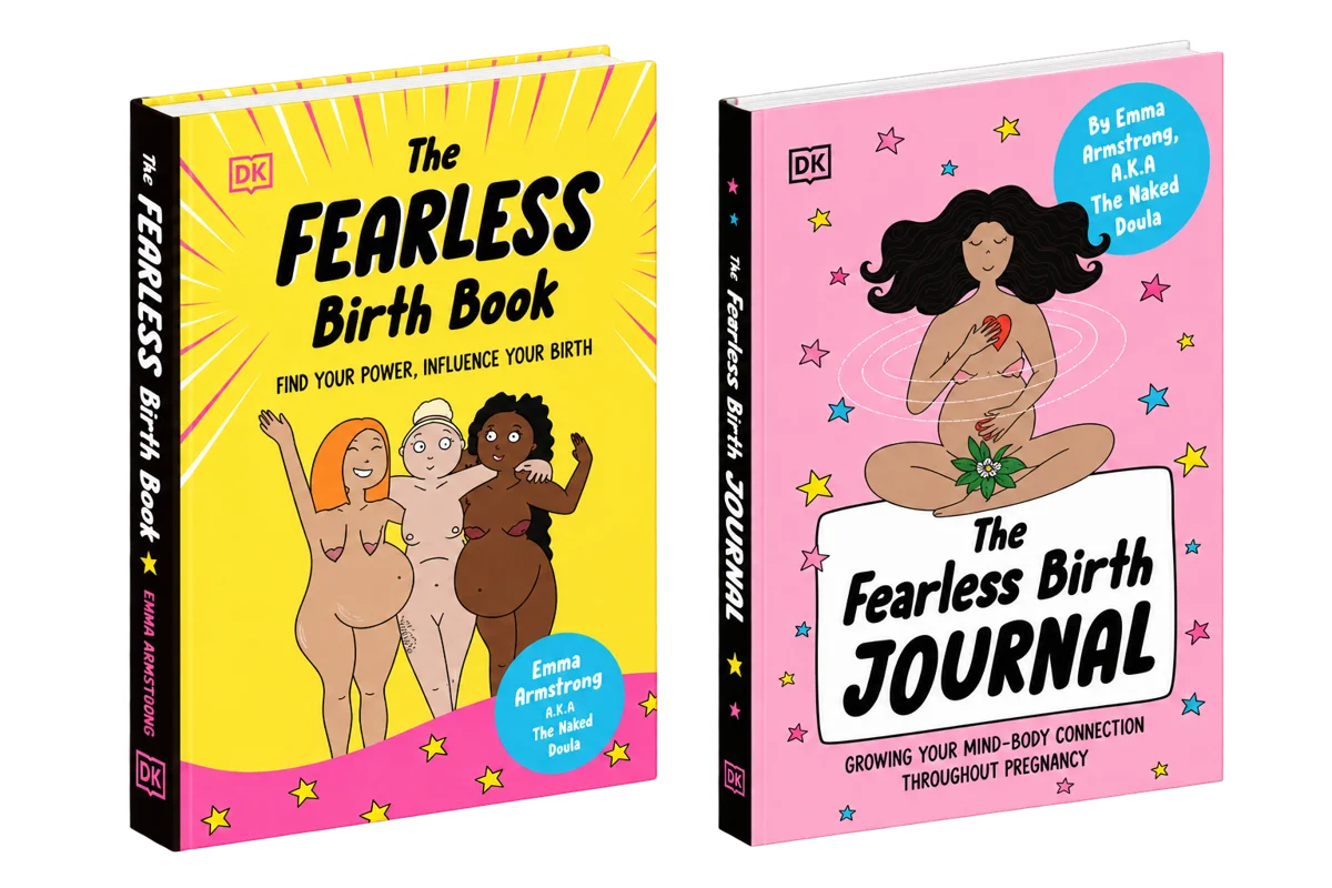 The Fearless Birth Book and The Fearless Birth Journal by Emma Armstrong